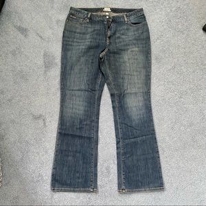 LL Bean jeans bootcut size 16 EUC